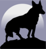 Wolf Silhouette Clip Art